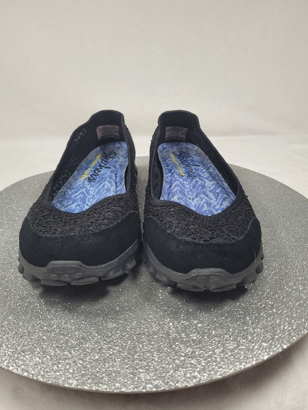 Skechers EZ Flex 2 Flighty Slip On Ballet Flats 22836 Lace Memory Foam Sz 8.5 - Picture 2 of 11